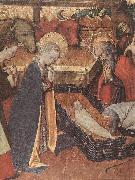 MARTORELL, Bernat (Bernardo), The Nativity (detail) dh